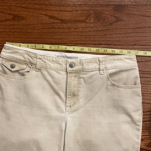 CHICOS WOMENS PLATINUM DENIM ULTIMATE FIT STRETCH size 1.5 chicos 8/10 reg - Picture 6 of 13